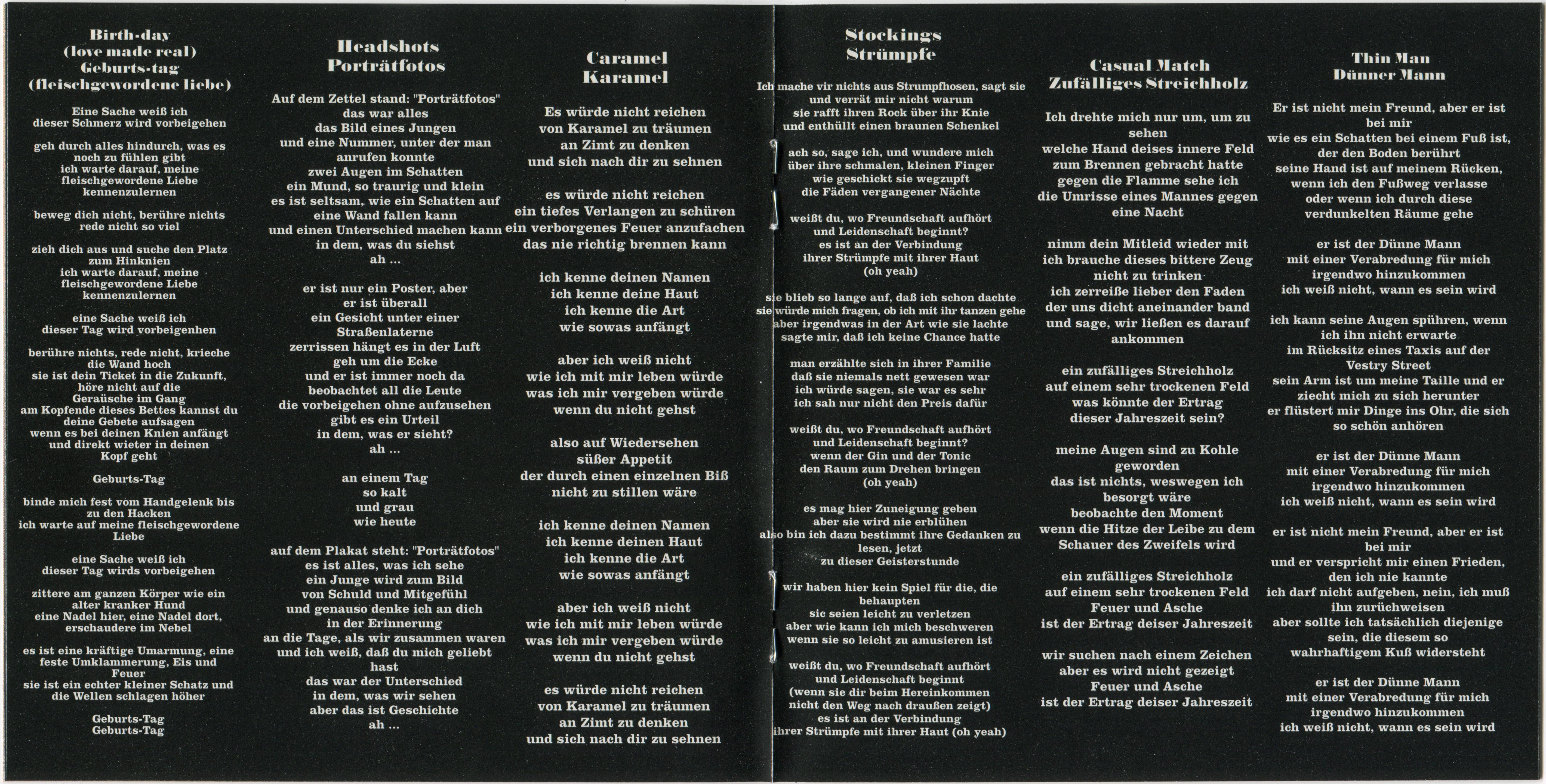 Suzanne Vega  Nine Objects Of Desire : Booklet 4